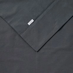 Soren 250 Thread Count Cotton Percale Combo Set Double Bed Charcoal Double