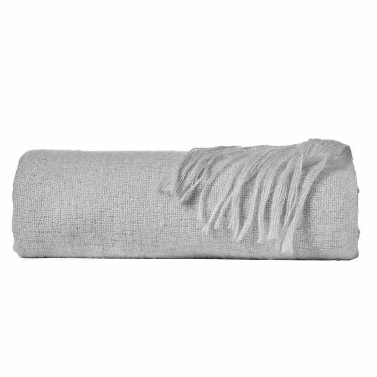 Jane Lamerton Home Jane Lamerton Airly Faux Cashmere Throw 130x170cm Grey 4 Jane Lamerton Home Jane Lamerton Airly Faux Cashmere Throw 130x170cm Grey - Image 2