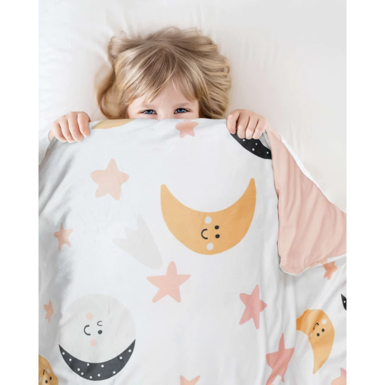 Jelly Bean Kids Adura 2.8kg Weighted Blanket 95x125cm Pink 3 Jelly Bean Kids Adura 2.8kg Weighted Blanket 95x125cm Pink