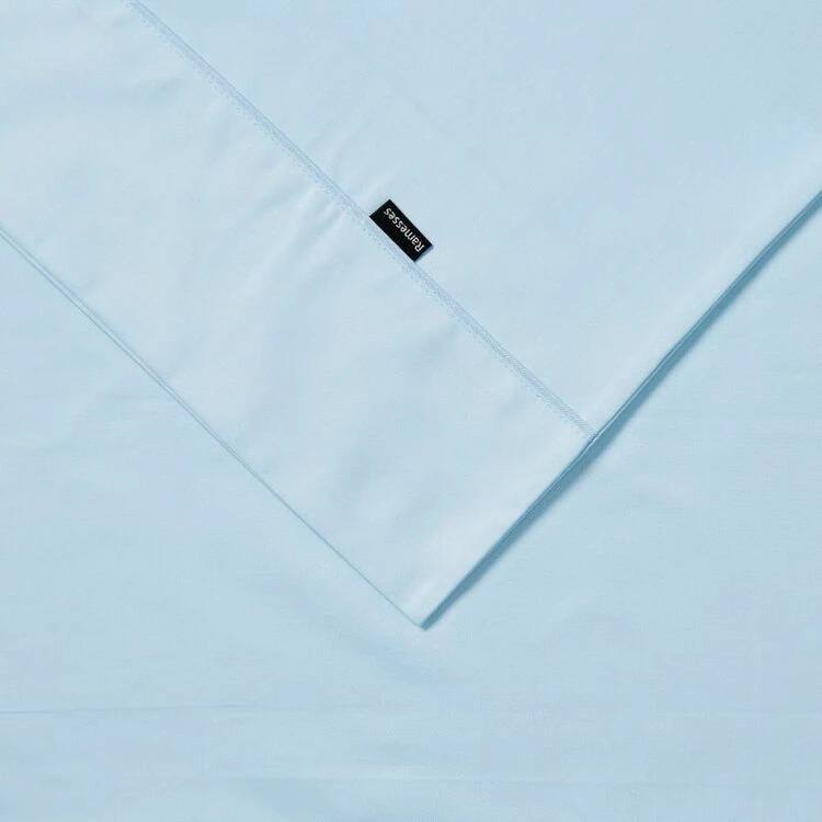 Ramesses 1800 Thread Count Cotton Rich Sheet Set Queen Bed Pearl Blue Queen 3 Ramesses 1800 Thread Count Cotton Rich Sheet Set Queen Bed Pearl Blue Queen
