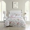 Laura Ashley Breezy Floral 250 Thread Count Cotton Quilt Cover Set Double Bed Double