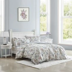 Laura Ashley Meadow Breeze 250 Thread Count Cotton Quilt Cover Set Queen Bed Queen