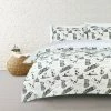 Mozi Mutts 300 Thread Count Cotton Sateen Quilt Cover Set Single Bed Single