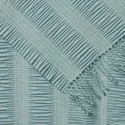 Jayson Brunsdon Homewares Jayson Brunsdon Miami Acrylic Throw 130x170cm Mint -Bed Linen Sales Store 623819 C 0313 49