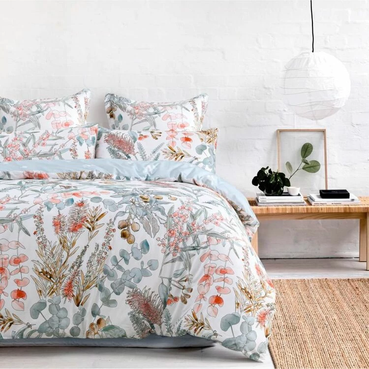 Gainsborough Woolamai Cotton Quilt Cover Set Queen Bed Multicoloured Queen 3 Gainsborough Woolamai Cotton Quilt Cover Set Queen Bed Multicoloured Queen
