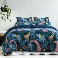 Gainsborough Capacobana Cotton Quilt Cover Set Queen Bed Multicoloured Queen