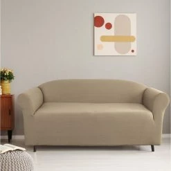 Elan Cambridge Sofa Cover 2 Seater Linen