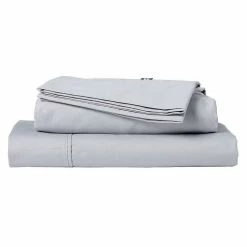 Polo 3000 Thread Count Cotton Rich Sheet Set King Bed Silver Silver King