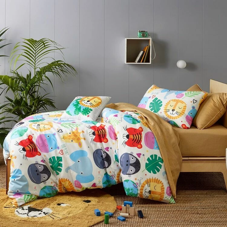 Happy Kids Our Planet Glow In The Dark Quilt Cover Set Double Bed Multicoloured Double 3 Happy Kids Our Planet Glow In The Dark Quilt Cover Set Double Bed Multicoloured Double