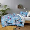 Happy Kids Puppy Club Glow In The Dark Quilt Cover Set Double Bed Multicoloured Double