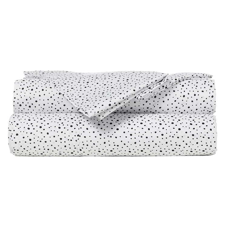 Happy Kids Spotty Printed Microfibre Sheet Set Single Bed Multicoloured Single 4 Happy Kids Spotty Printed Microfibre Sheet Set Single Bed Multicoloured Single - Image 2