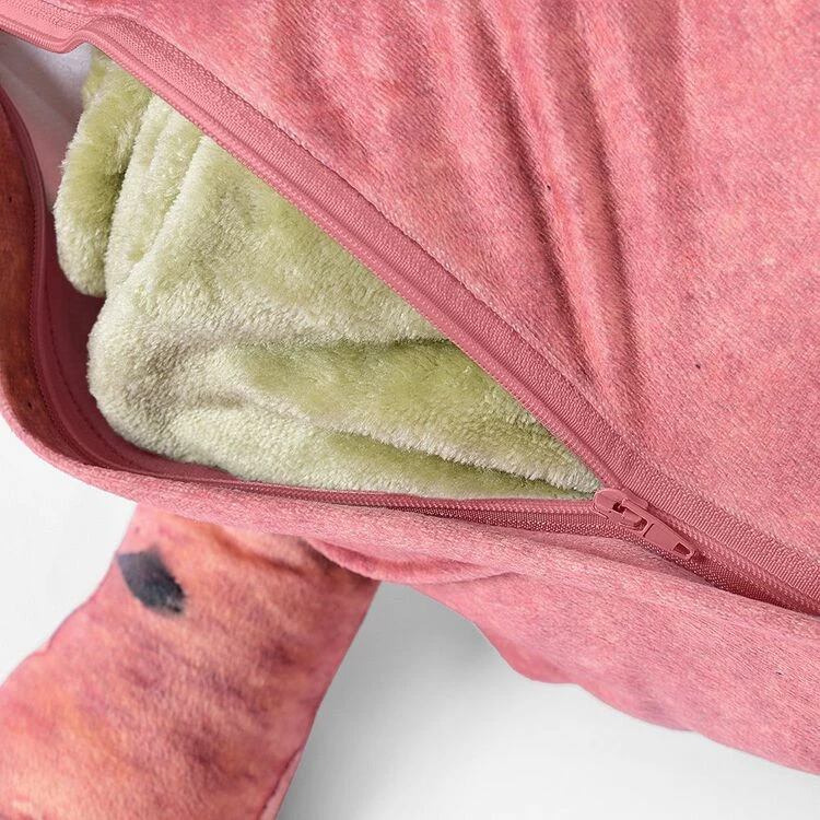 Happy Kids Dino Novelty Throw With Cushion 67x32cm Multicoloured 5 Happy Kids Dino Novelty Throw With Cushion 67x32cm Multicoloured - Image 3