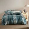 Linen House Carricklea Cotton Quilt Cover Set Double Bed Blue Double 2 Linen House Carricklea Cotton Quilt Cover Set Double Bed Blue Double -Bed Linen Sales Store 626753 C 0400 00