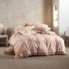 Linen House Lyndon Cotton Quilt Cover Set Super King Bed Brandy Super King -Bed Linen Sales Store 626774 C 0201 13