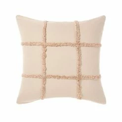 Linen House Lyndon European Pillowcase 65x65cm Brandy 65 X 65 Cm
