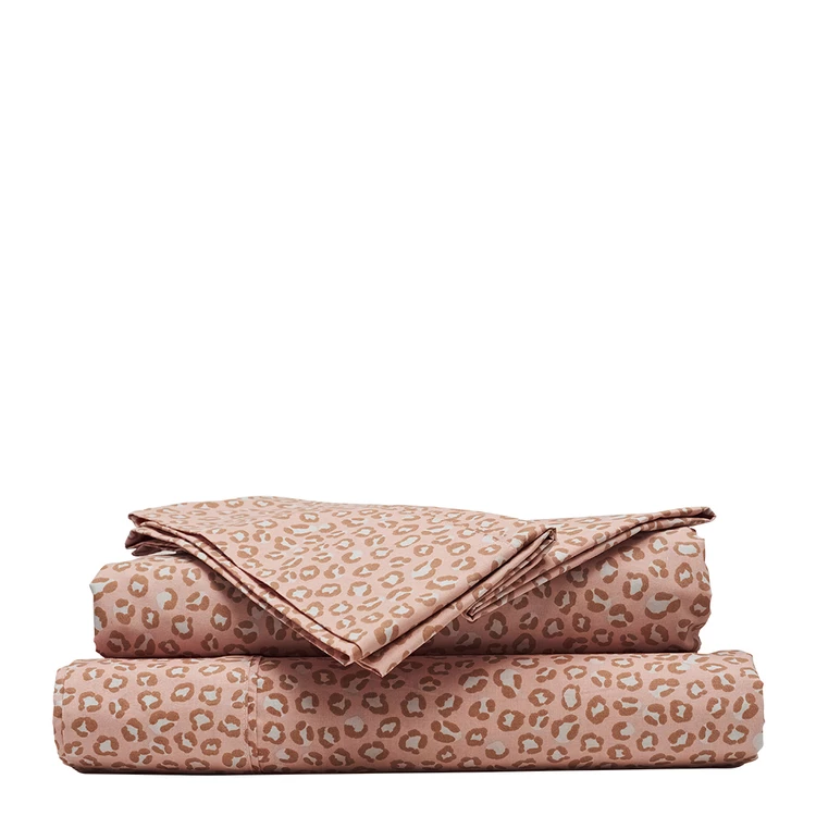 Linen House Goldie 250 Thread Count Cotton Sheet Set Double Bed Rose 3 Linen House Goldie 250 Thread Count Cotton Sheet Set Double Bed Rose