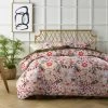 Big Sleep Florent Printed Microfibre Comforter Set Queen Bed Pink Queen