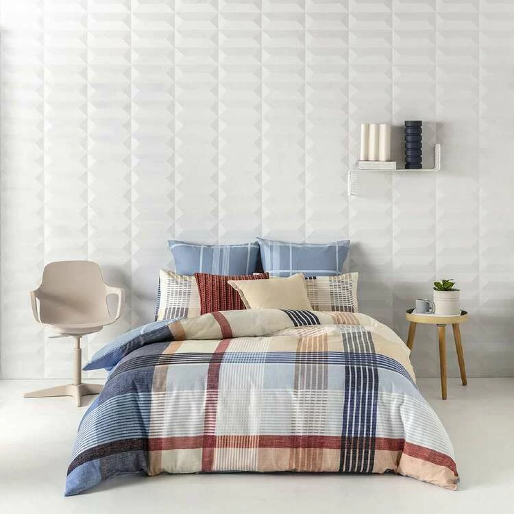 Kas Cheeky Quilt Cover Set Queen Bed Multicoloured Queen 4 Kas Cheeky Quilt Cover Set Queen Bed Multicoloured Queen - Image 2