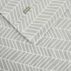 Soren Aspen Flannelette Combo Set King Single Bed Silver King Single