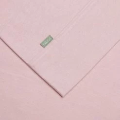 Soren Plain Dyed Flannelette Sheet Set King Single Bed Blush King Single