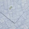Soren Finley Print Flannelette Sheet Set Queen Bed Blue Queen