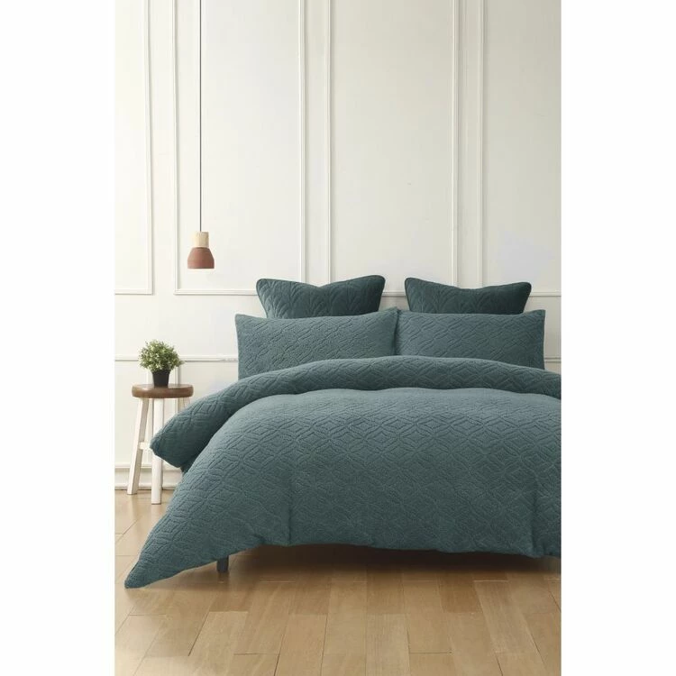 Phase 2 Woodbridge Embossed Teddy Fleece Quilt Cover Set Queen Bed Cypress Queen 3 Phase 2 Woodbridge Embossed Teddy Fleece Quilt Cover Set Queen Bed Cypress Queen