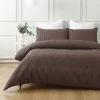 Phase 2 Mansfield Quilted Quilt Cover Set King Bed Nutmeg King