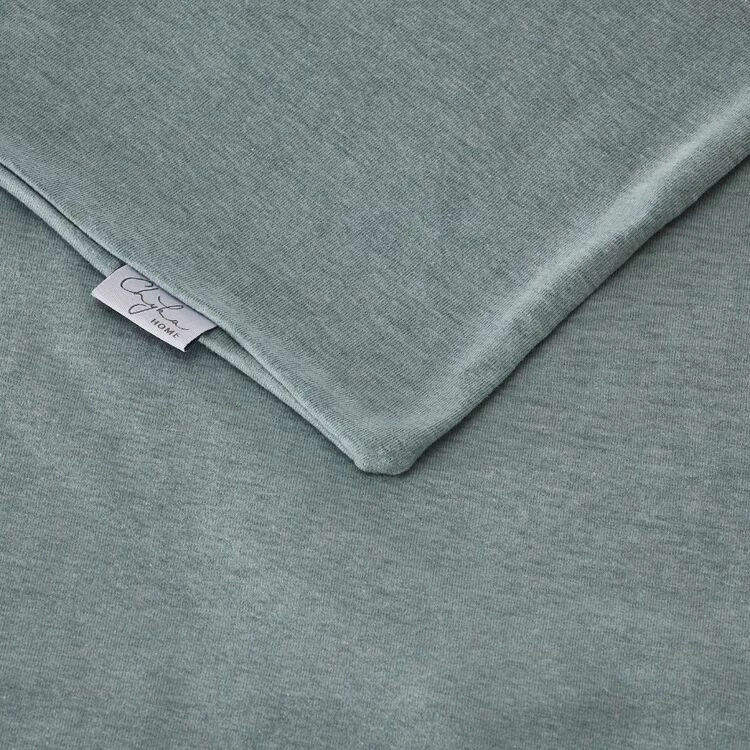 Chyka Home Jersey Sheet Set King Bed Denim King 3 Chyka Home Jersey Sheet Set King Bed Denim King
