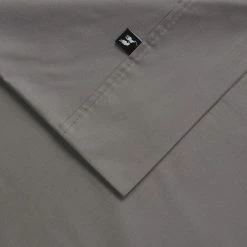 Polo 850 Thread Count Cotton Rich Garment Washed Sheet Set Queen Bed Grey Queen
