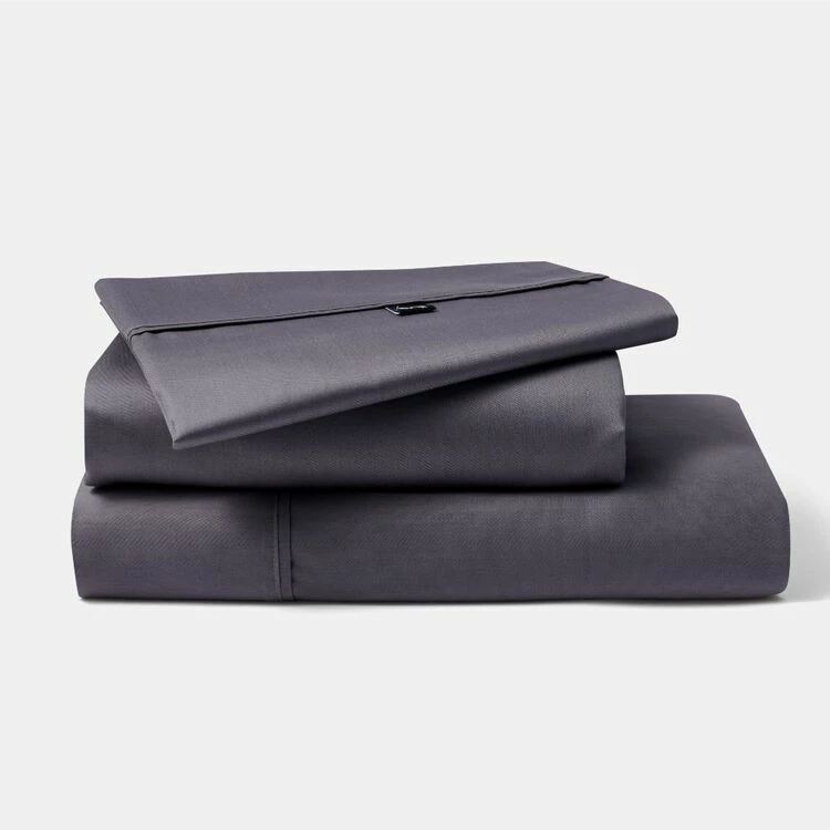 Polo 400 Thread Count Egyptian Cotton Blend Sheet Set King Bed Charcoal King 4 Polo 400 Thread Count Egyptian Cotton Blend Sheet Set King Bed Charcoal King - Image 2