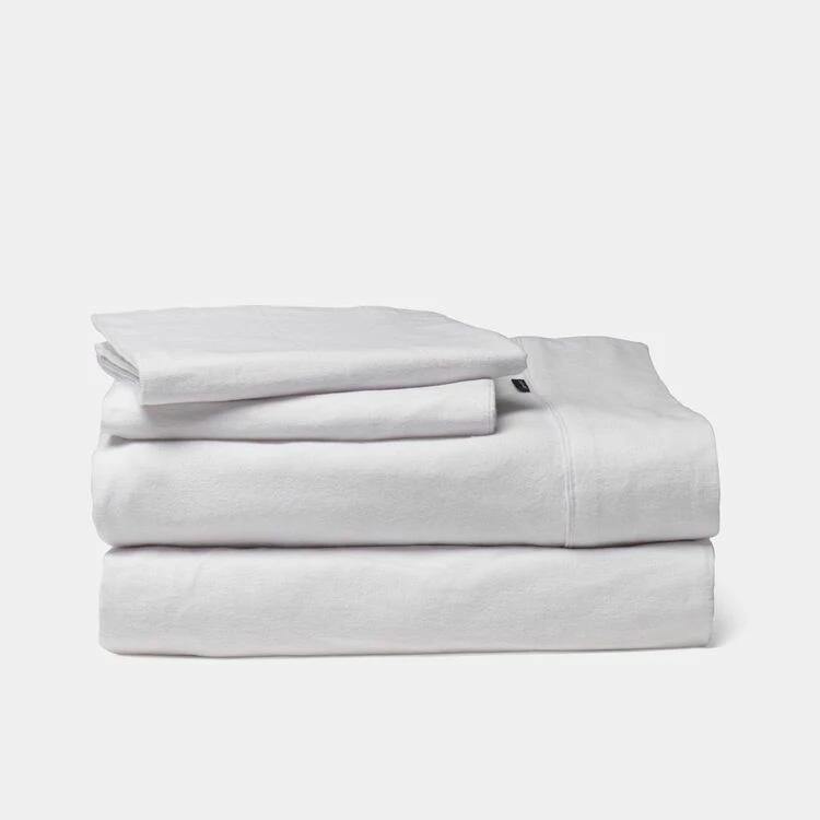 Sheridan Plain Dyed Flannelette Sheet Set King Bed White King 4 Sheridan Plain Dyed Flannelette Sheet Set King Bed White King - Image 2