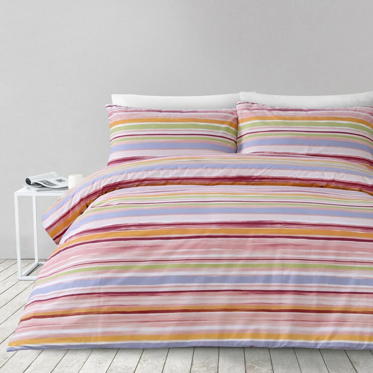 Soren Hailey 225 Thread Count Cotton Rich Quilt Cover Set Single Bed Multicoloured Single 3 Soren Hailey 225 Thread Count Cotton Rich Quilt Cover Set Single Bed Multicoloured Single