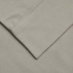 Ramesses Egyptian Cotton Flannelette Sheet Set Queen Bed Grey Queen