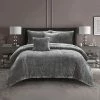 Ramesses Waffle Fleece Comforter Set King Bed Grey King 1 Ramesses Waffle Fleece Comforter Set King Bed Grey King -Bed Linen Sales Store 629183 C 0020 00