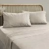 Ardor Embre Linen Look Washed Cotton Sheet Set Double Bed Grey Double 1 Ardor Embre Linen Look Washed Cotton Sheet Set Double Bed Grey Double -Bed Linen Sales Store 629234 C 0020 00