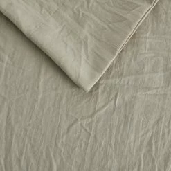 Ardor Vintage Washed Sheet Set Double Bed Grey Double