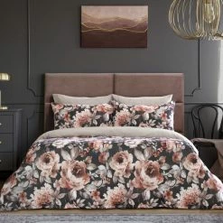 Ardor Celeste Print Quilt Cover Set Queen Bed Multicoloured Queen