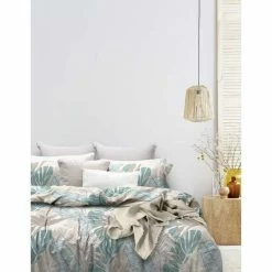 Odyssey Living Thermal Flannelette Malia Quilt Cover Set Single Bed Multicoloured Single