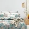 Odyssey Living Thermal Flannel Malia Quilt Cover Set Multicoloured Queen
