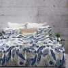 Odyssey Living Thermal Flannelette Willow Quilt Cover Set Queen Bed Multicoloured Queen