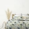 Odyssey Living Thermal Flannel Cassidy Quilt Cover Set Queen Bed Multicoloured Queen