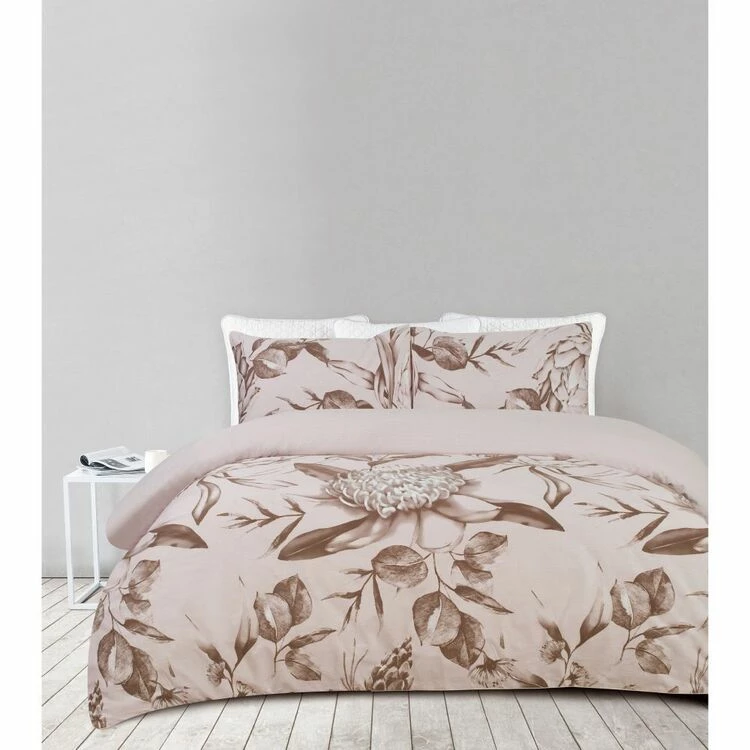 Shaynna Blaze Rambling 300 Thread Count Cotton Sateen Quilt Cover Set Super King Bed Dust Pink Super King 3 Shaynna Blaze Rambling 300 Thread Count Cotton Sateen Quilt Cover Set Super King Bed Dust Pink Super King