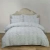 Chyka Home Cherie Textured Cotton Quilt Cover Set King Bed Silver King