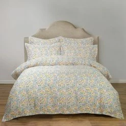 Chyka Home Milly Textured Cotton Quilt Cover Set Queen Bed Multicoloured Queen