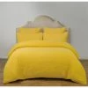 Chyka Home Mellow Emboidered Cotton Quilt Cover Set Queen Bed Yellow Queen -Bed Linen Sales Store 629369 C 0700 00