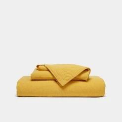 Chyka Home Mellow Emboidered Cotton Quilt Cover Set King Bed Yellow -Bed Linen Sales Store 629370 C 0700 00