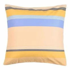 Jayson Brunsdon Homewares Brunswick Cotton European Pillowcase Pair Multicoloured European
