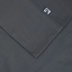 Shaynna Blaze 375 Thread Count Cotton Sateen Sheet Set King Bed Charcoal King