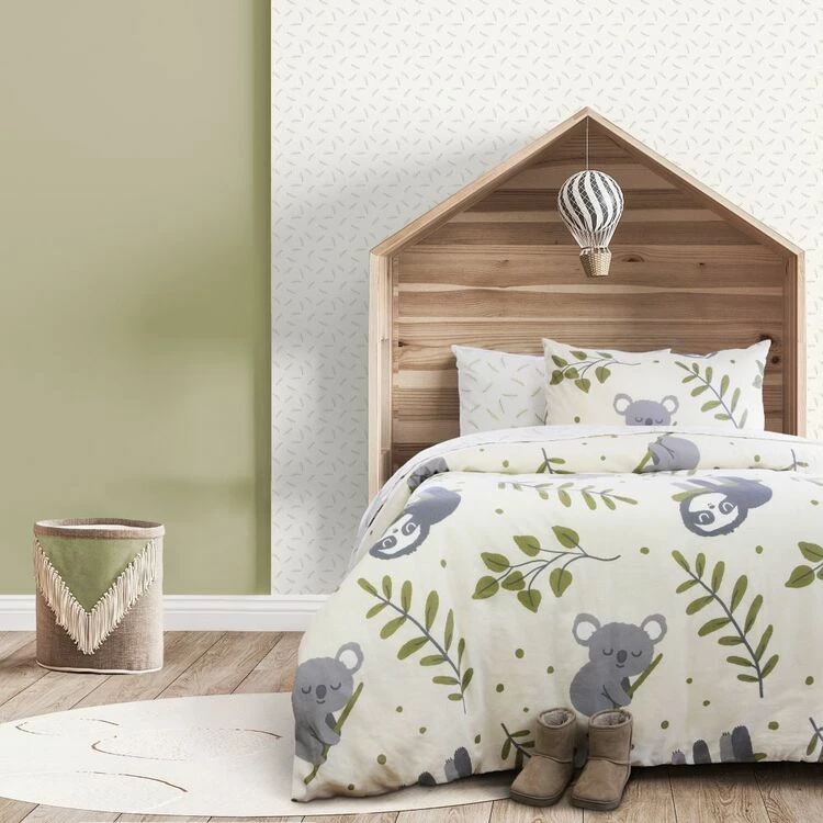 Jelly Bean Kids Cozy Critters Flannelette Quilt Cover Set Single Bed Khaki Single 3 Jelly Bean Kids Cozy Critters Flannelette Quilt Cover Set Single Bed Khaki Single