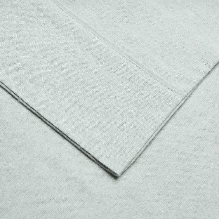 Gainsborough Plain Dyed Flannelette Sheet Set King Bed Green King 4 Gainsborough Plain Dyed Flannelette Sheet Set King Bed Green King - Image 2